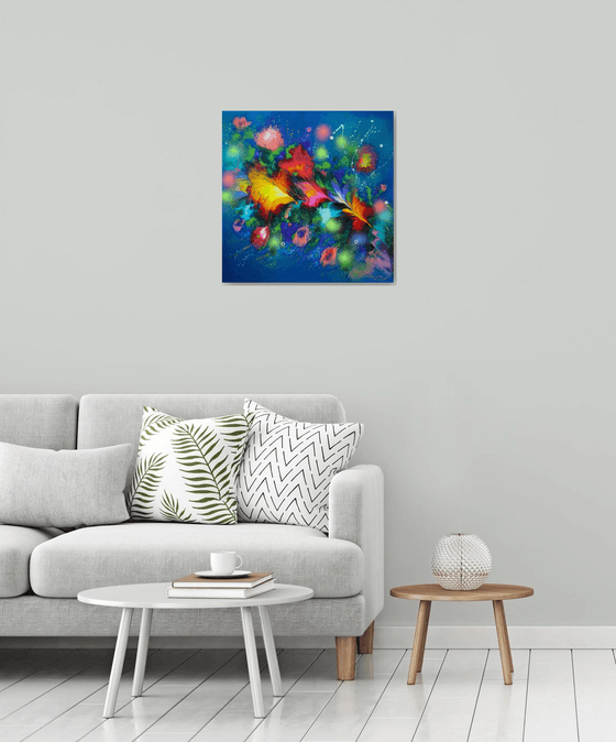 "Evening Flowers" Floral Painting