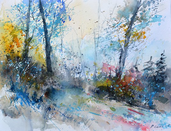 Shimmer quiet path-watercolor