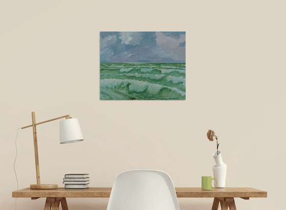 Sea Stories - Green Sea Waves.
