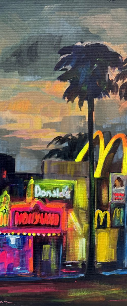 Hollywood Cityscape by Victoria Sukhasyan