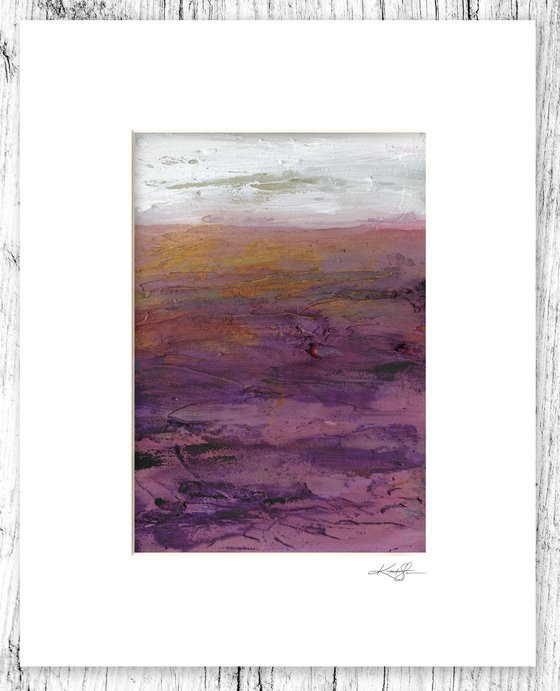 Mystical Land 31 - Textural Landscape Painting by Kathy Morton Stanion