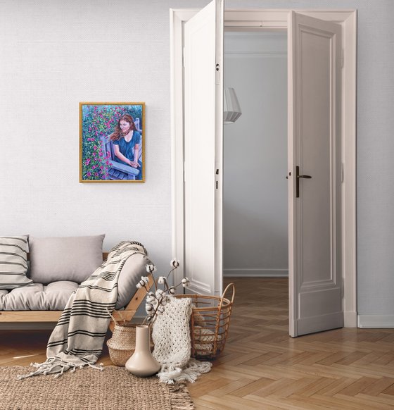 Grace - woman in garden