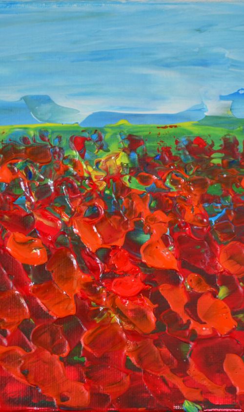 Field of Wild Poppies by Misty Lady - M. Nierobisz