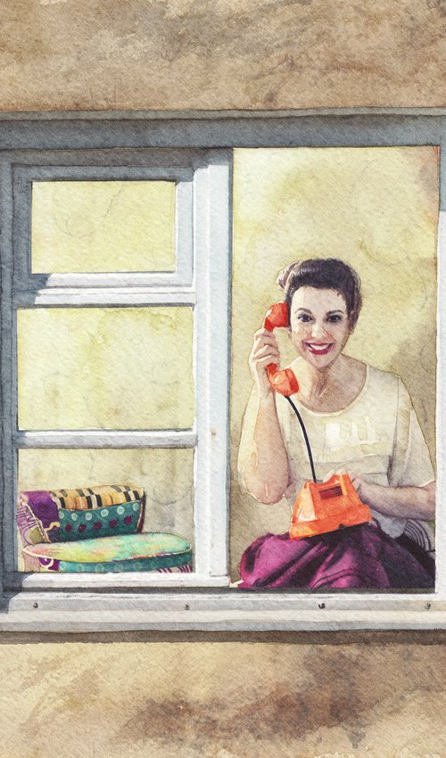 Woman in home II by REME Jr.