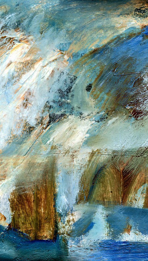 Harbour with Rain by Elizabeth Anne Fox