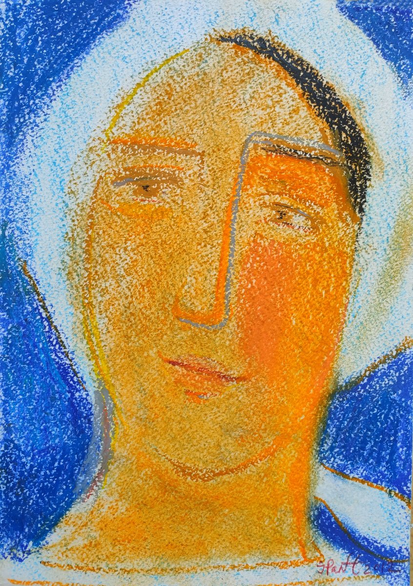 Portrait of a woman from Transcarpathia. by Inna Pantelemonova