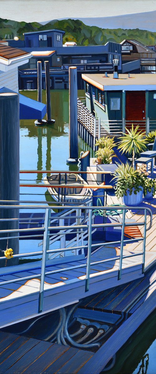 Sausalito Houseboats / Liberty Dock by Alex Nizovsky