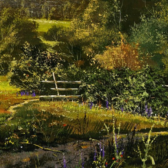 Summer by the pond