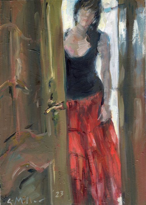 Red Dress by Gerry Miller