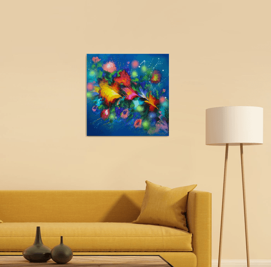 "Evening Flowers" Floral Painting