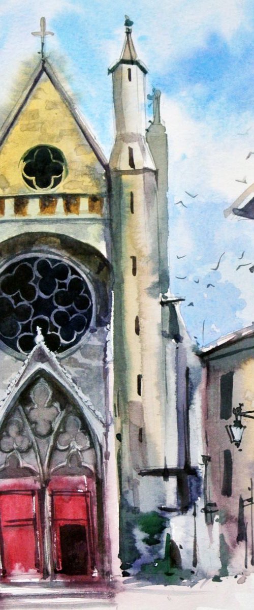 Eglise de Saint-Jean-de-Malte by Ksenia Astakhova