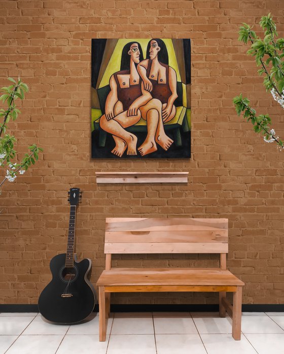 Resting dancers