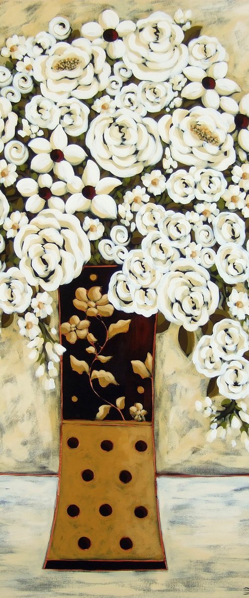 White Still Life by Karen Rieger