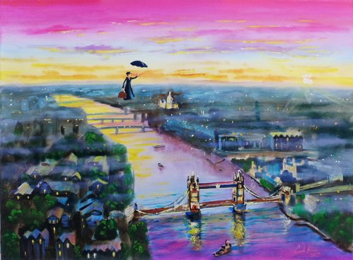 Mary Poppins London "Up to the highest height" by Gordon Bruce