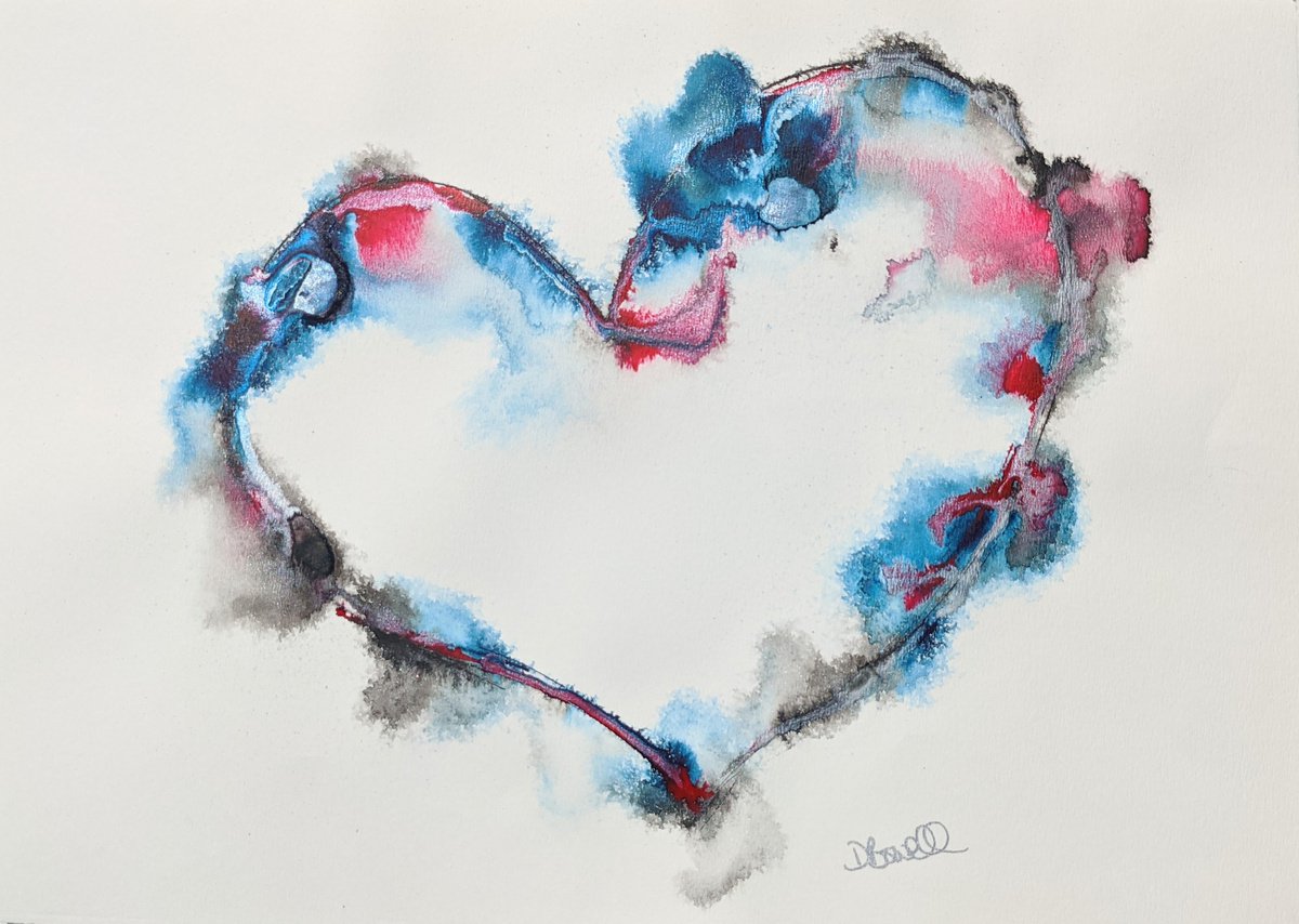 heart painting by Dianne Bowell