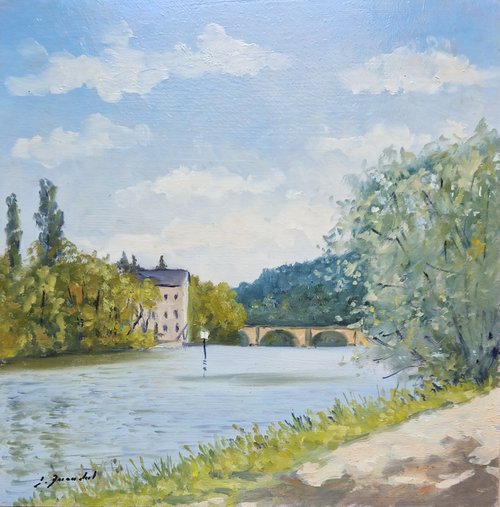 La Mayenne à Entrammes by José DAOUDAL