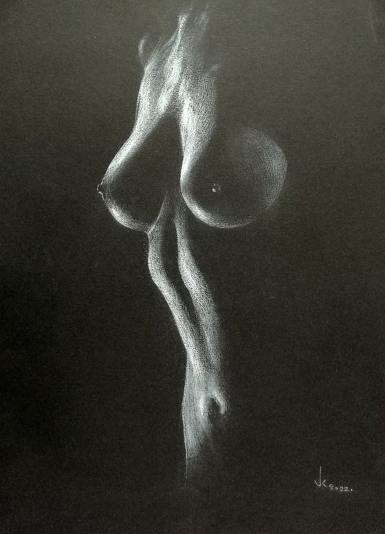 Nude noir #255 (21X29)cm