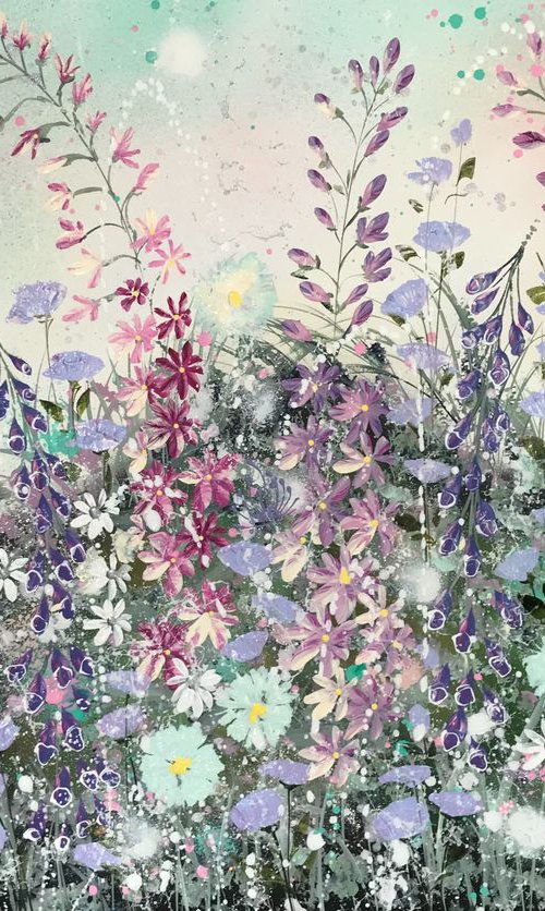 Minty fresh, on paper by Jane Morgan