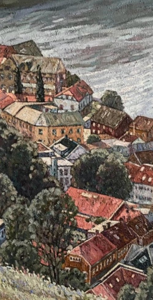 Flying over old Halden by Nadezda Stupina