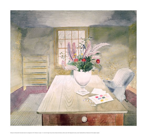 Flowers on Cottage Table