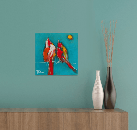 The sun is rising...