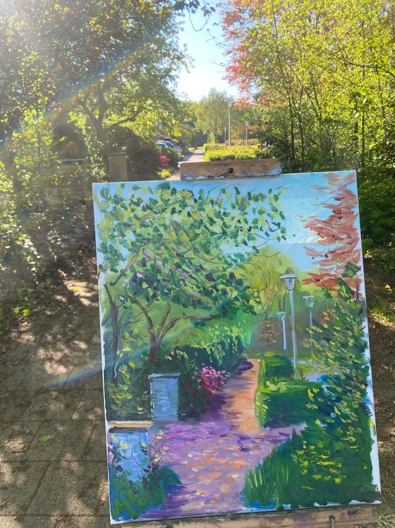 Dutch garden path