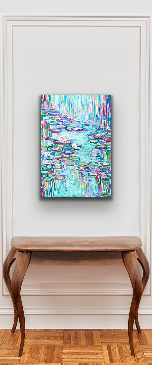"Rain on the lake" by Julia Borg