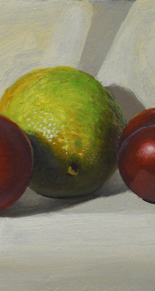Lime and Plums by Peter Orrock