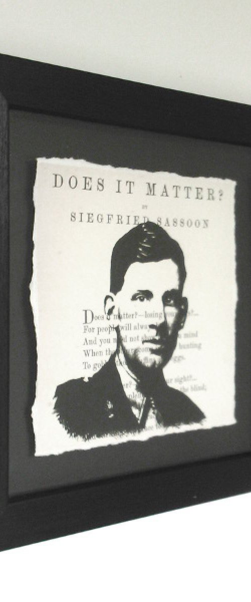 Sassoon - Does It Matter? (Framed) by Peter Walters