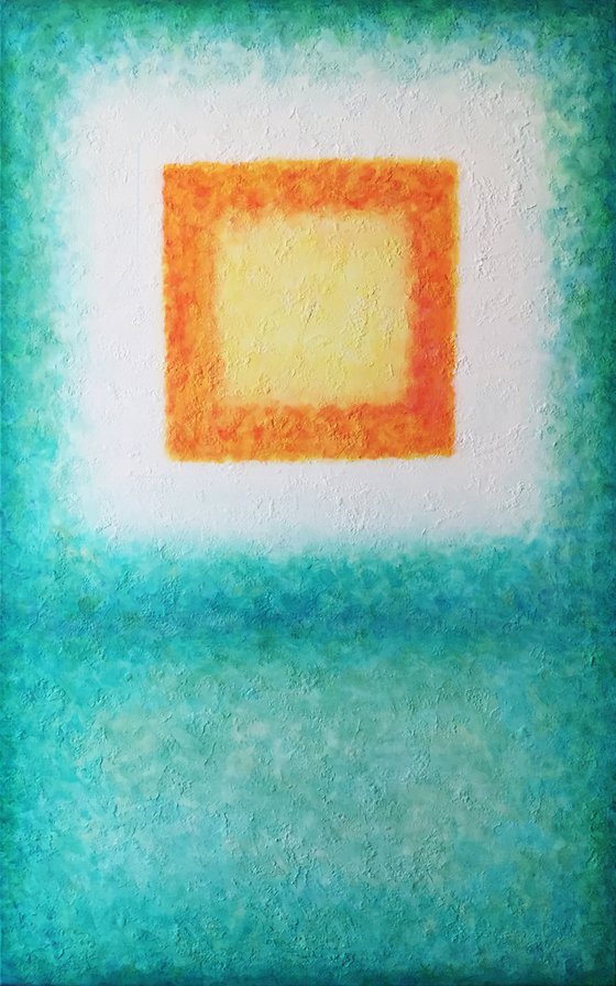 Incursion into Turquoise 75×120