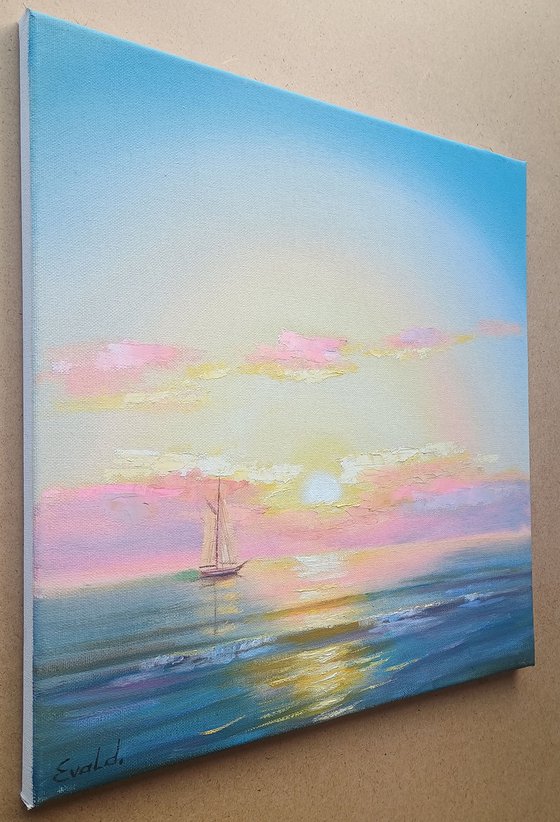 Boat in Sunset 2