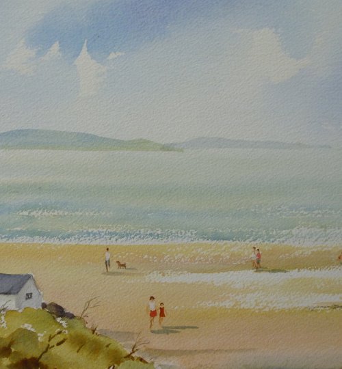 Summer at Keem Beach by Maire Flanagan