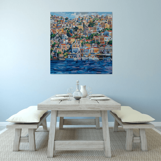 The city of Symi, 2022