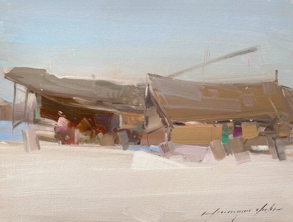 Farm By Vahe Yeremyan, 13 X 10, Artwork For Sale On Artfinder