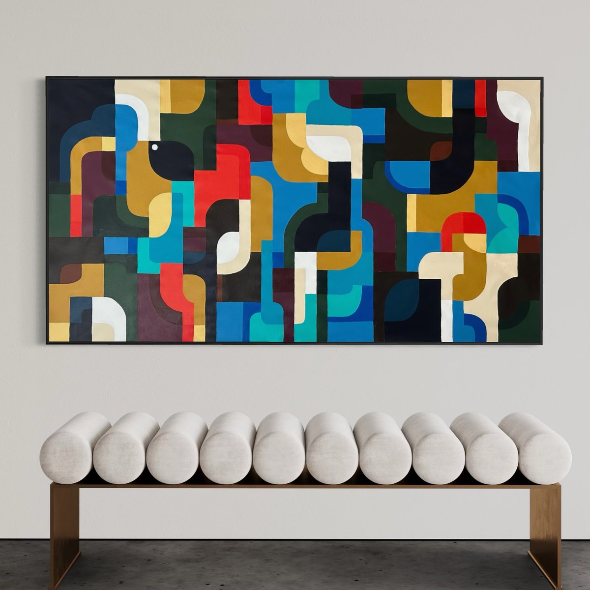 Geometric Dreaming By Samantha Malone, 63 X 34, Artwork For Sale On Artfinder