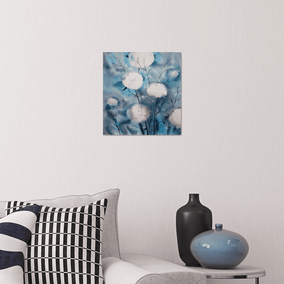 Cotton flower painting