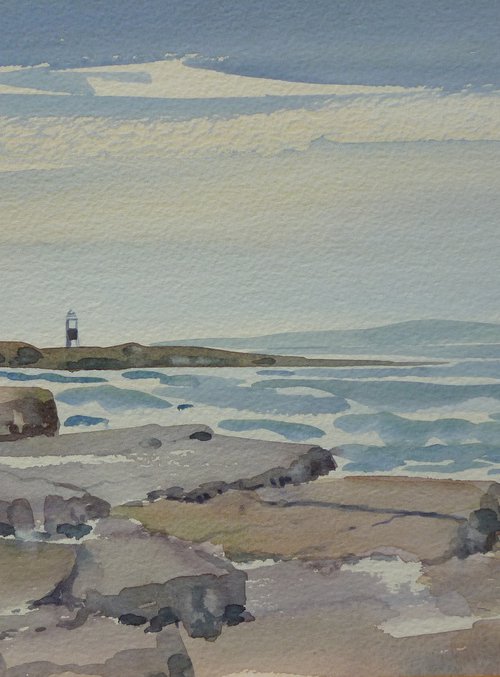 The Lighthouse at Inis Oirr by Maire Flanagan