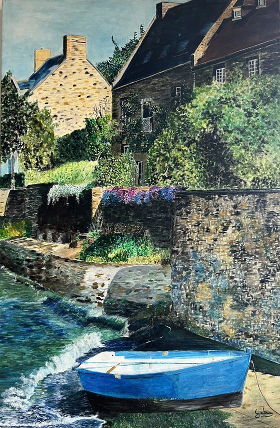 The blue boat