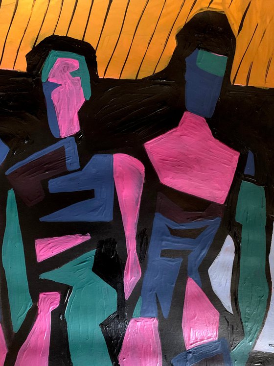 Three Abstracted Figures