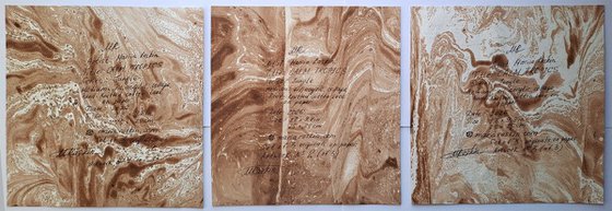 Set of 3 «Calm Tropics»