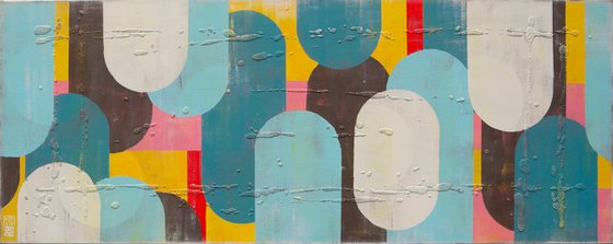 Traffic pink landscape