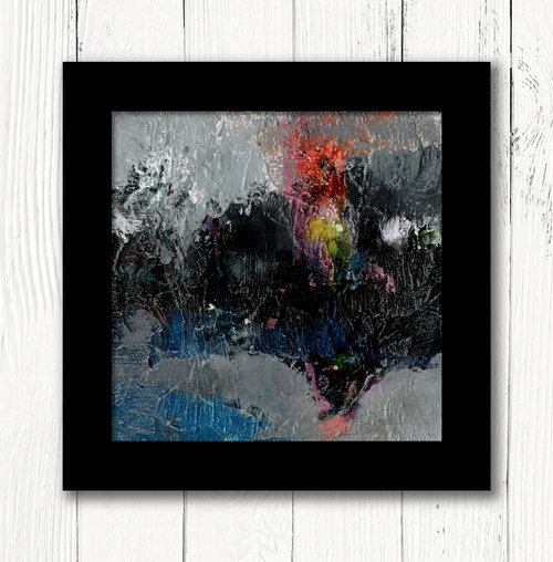 Mystic Journey 40 - Framed Textural Abstract Painting by Kathy Morton Stanion by Kathy Morton Stanion