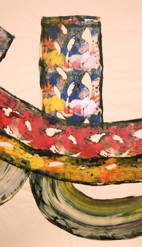abstract-painting by Heinz Theuerkauf