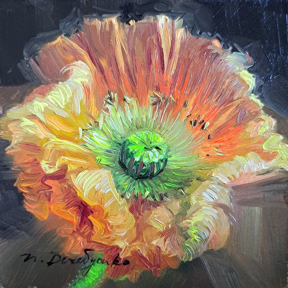 Poppy painting original