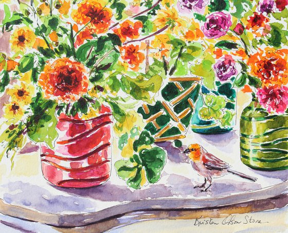 Verdigris And Verdins