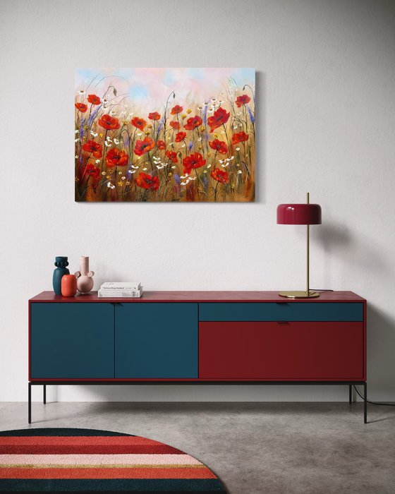 Romance and Red flowers