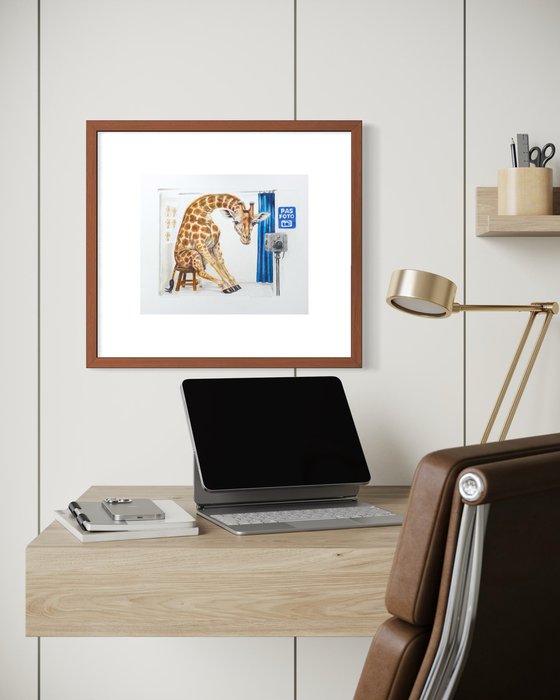 Digital Exposure - Colored Pencil Drawing