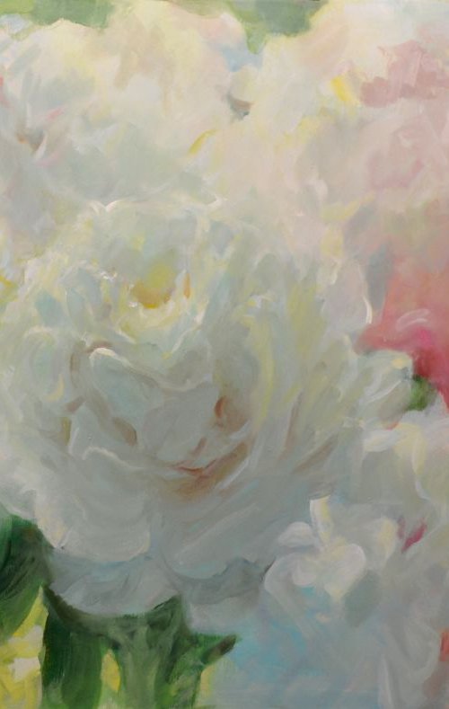 Sunny peonies by HELINDA (Olga Müller)