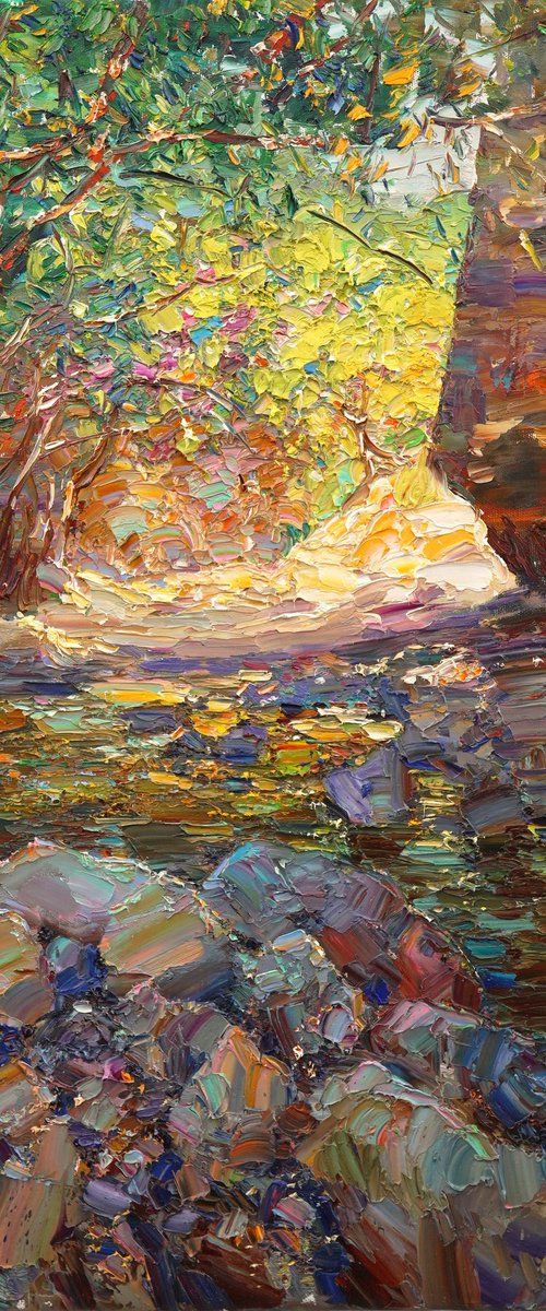 Light Through Avakas Gorge by Serhii Cherniakovskyi