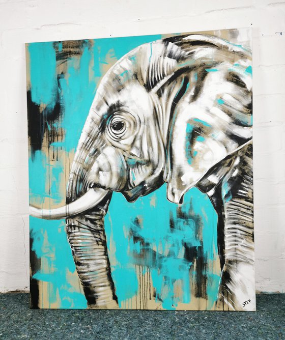 ELEPHANT #21 - Series 'One of the big five'